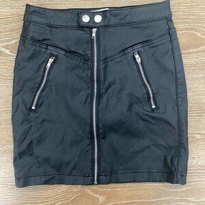 Missguided Faux Leather Mini Skirt